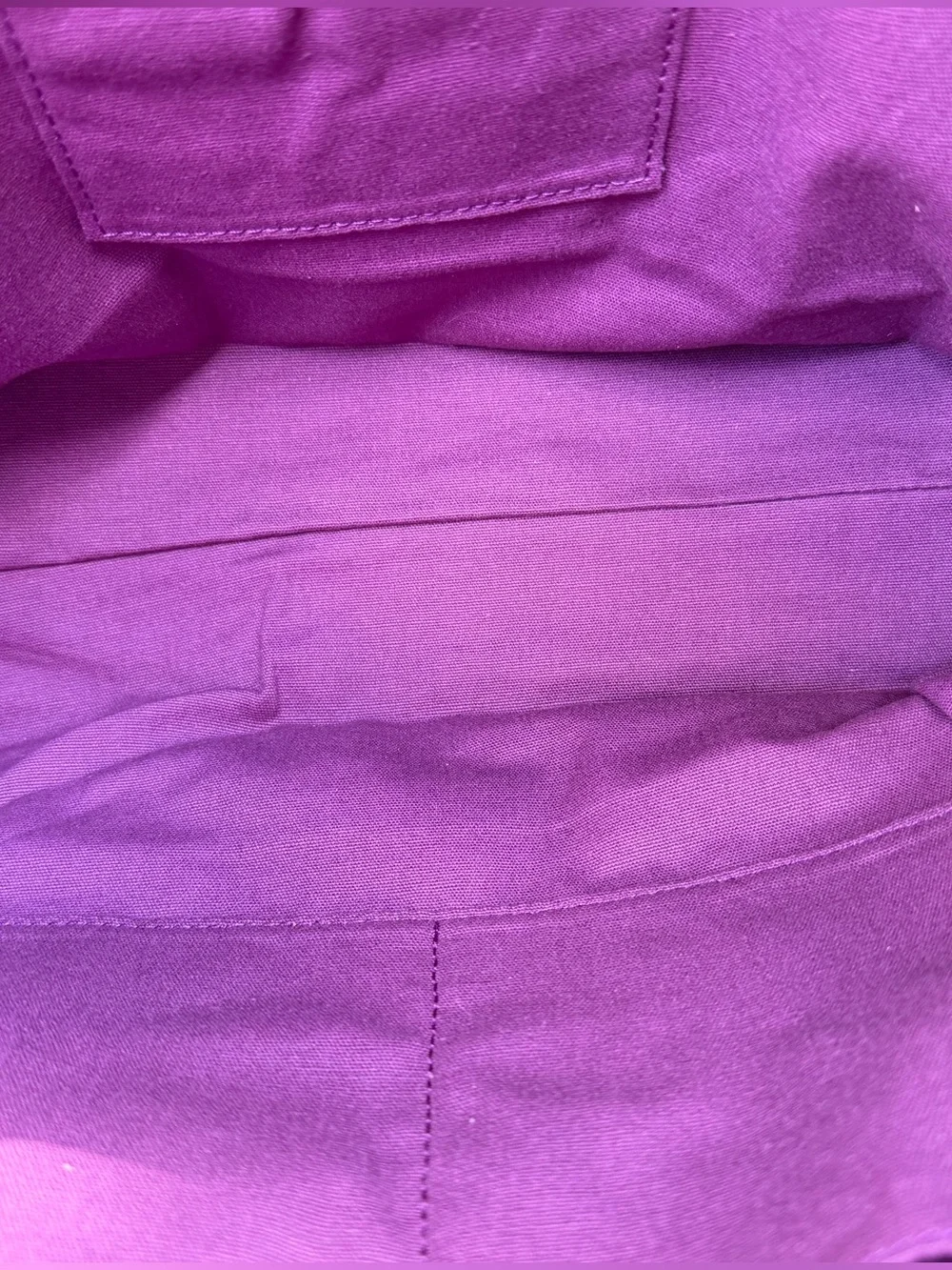 M.I.L.A. MILA Luxe Pebbled Leather Tote Bag Plum Made In Los Angeles NEW
